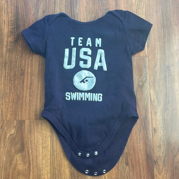 Shirts & Tops Team Usa Swimming Onesie Poshmark